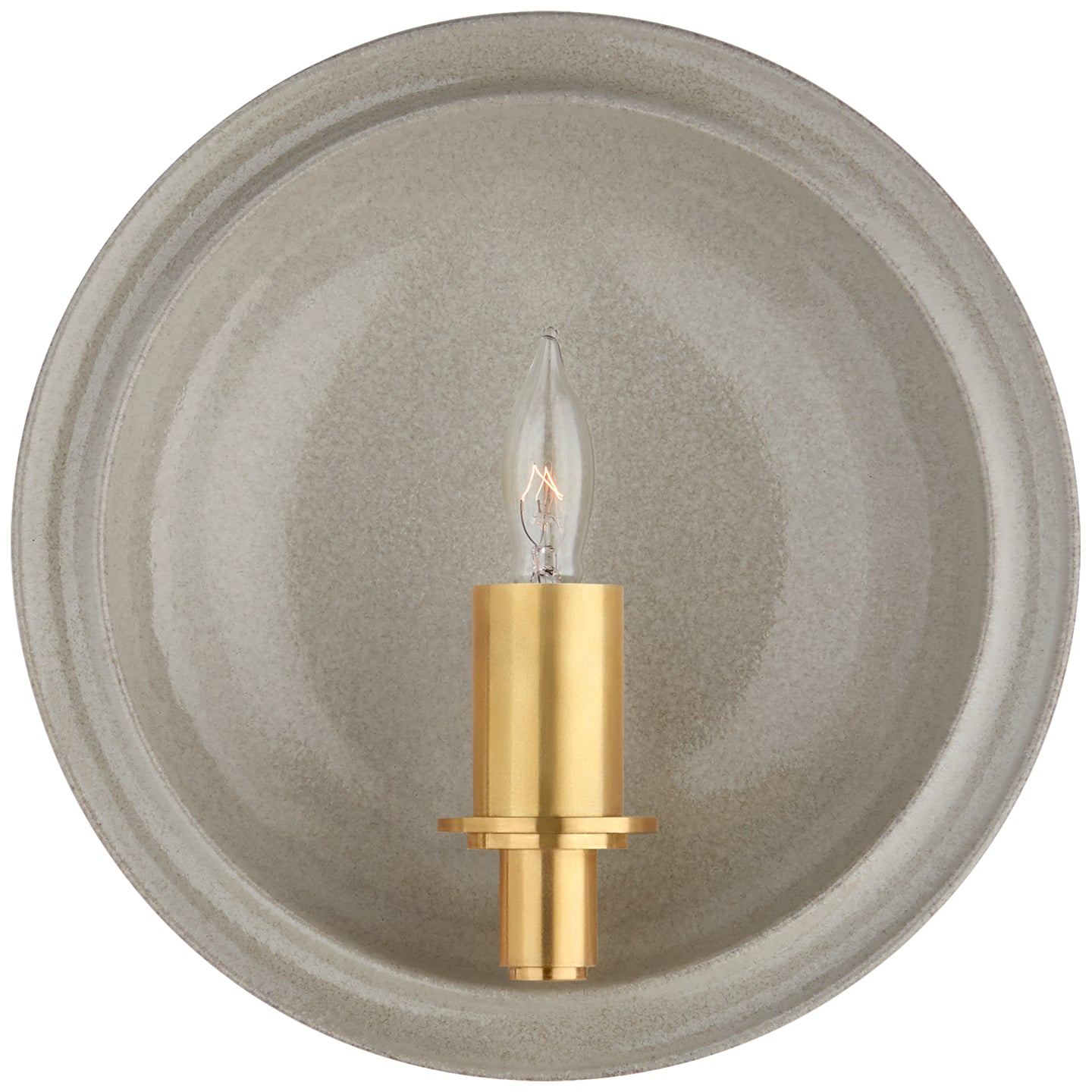 Product photo of the Leeds One Light Wall Sconce in Shellish Gray ( SKU# CS 2605SHG )