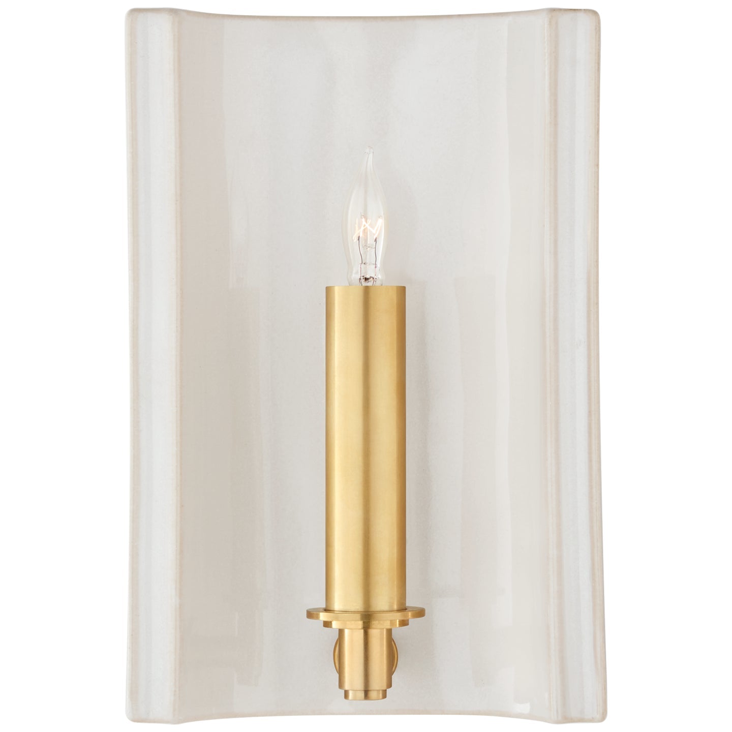 Product photo of the Leeds One Light Wall Sconce in Ivory ( SKU# CS 2609IVO )