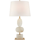 Product photo of the Dani One Light Table Lamp in Alabaster ( SKU# TOB 3980ALB-L )