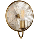 Product photo of the Rivington One Light Wall Sconce in Natural Brass ( SKU# RL 2064NB )