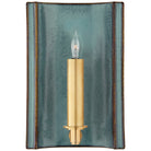 Product photo of the Leeds One Light Wall Sconce in Oslo Blue ( SKU# CS 2609OSB )
