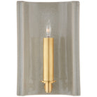 Product photo of the Leeds One Light Wall Sconce in Shellish Gray ( SKU# CS 2609SHG )