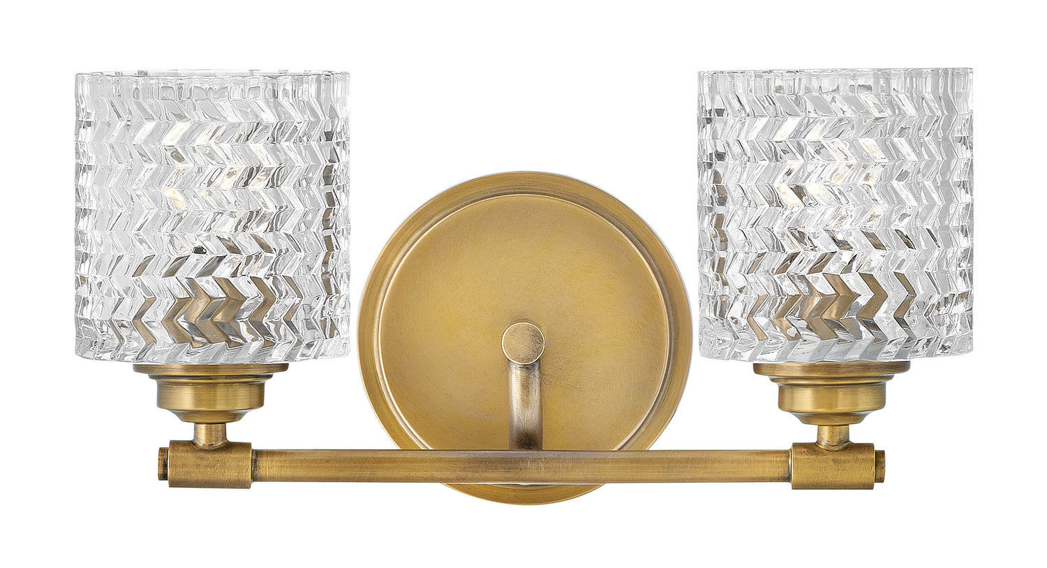 Product photo of the Elle LED Vanity in Heritage Brass ( SKU# 5042HB )