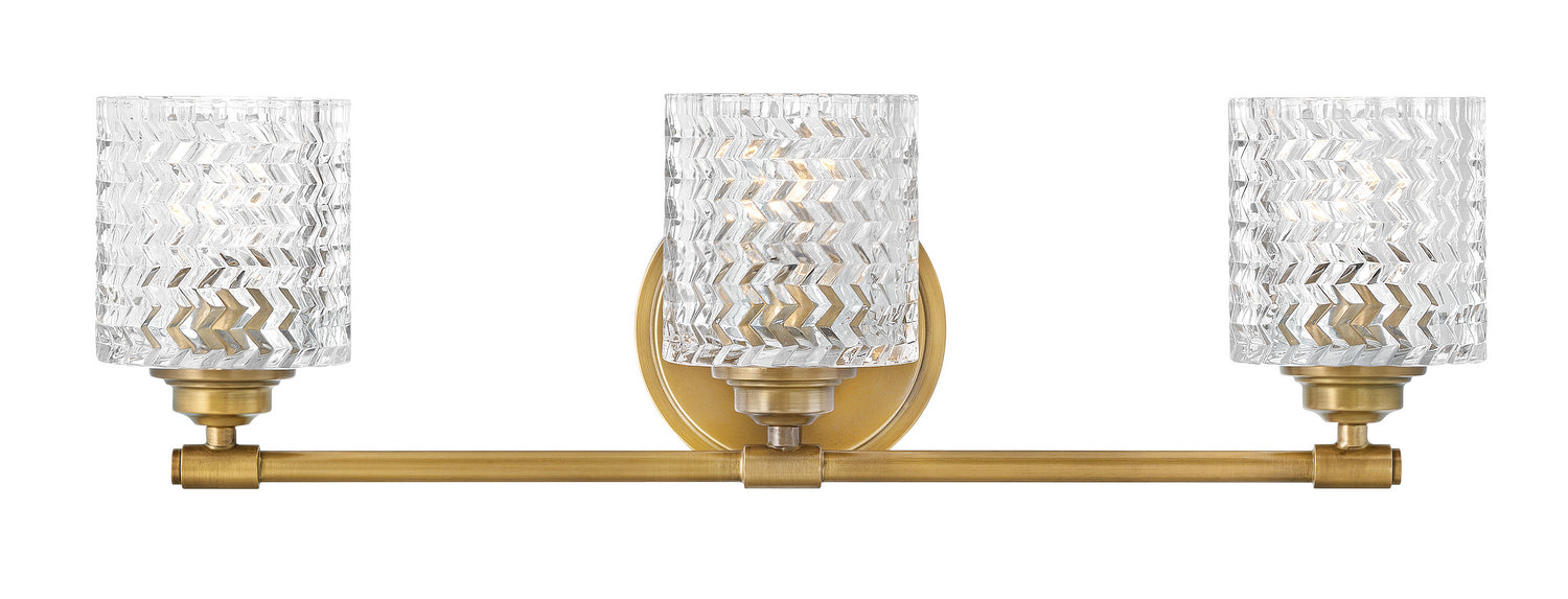Product photo of the Elle LED Vanity in Heritage Brass ( SKU# 5043HB )