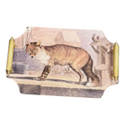 Acrylic Fox Tray with Handles
