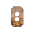 Acrylic Oysterwood Outlet Cover