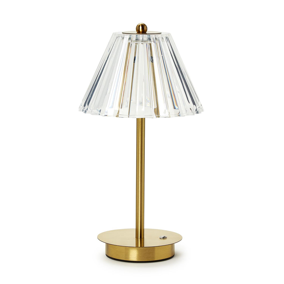 Acrylic Shade LED Cordless Table Lamp