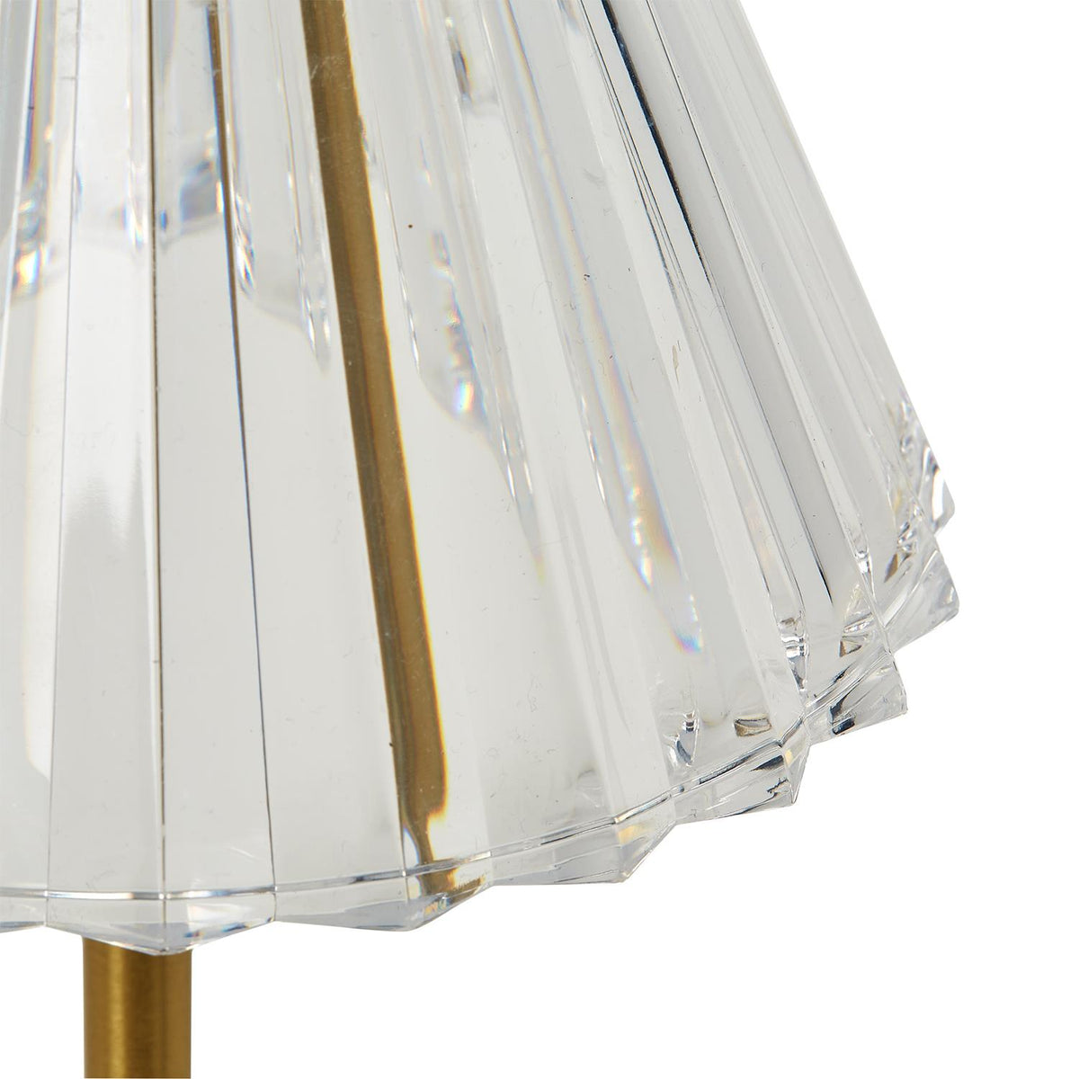 Acrylic Shade LED Cordless Table Lamp