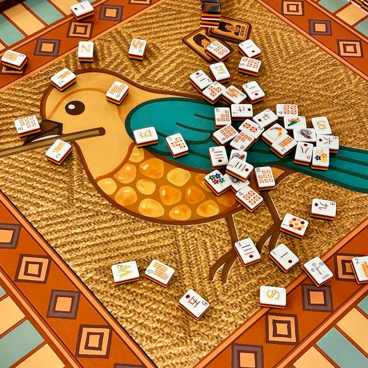 Amber Jade Mahjong Mat