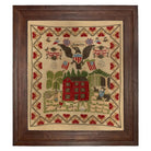 Americana Printed Embroidery Sampler Wall Art