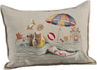 Animal Beach Party Pillow