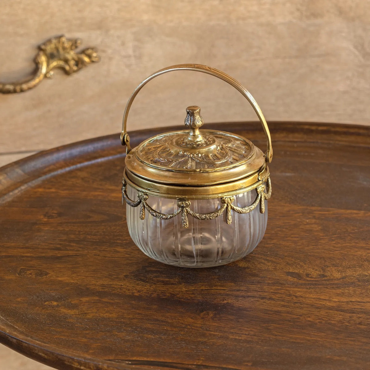 Basket Handle Vanity Jar