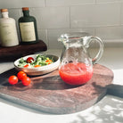 Bella Etched Glass Pitcher - Small