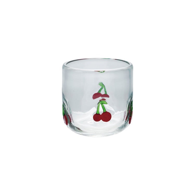Berry Cherry Drinking Glass