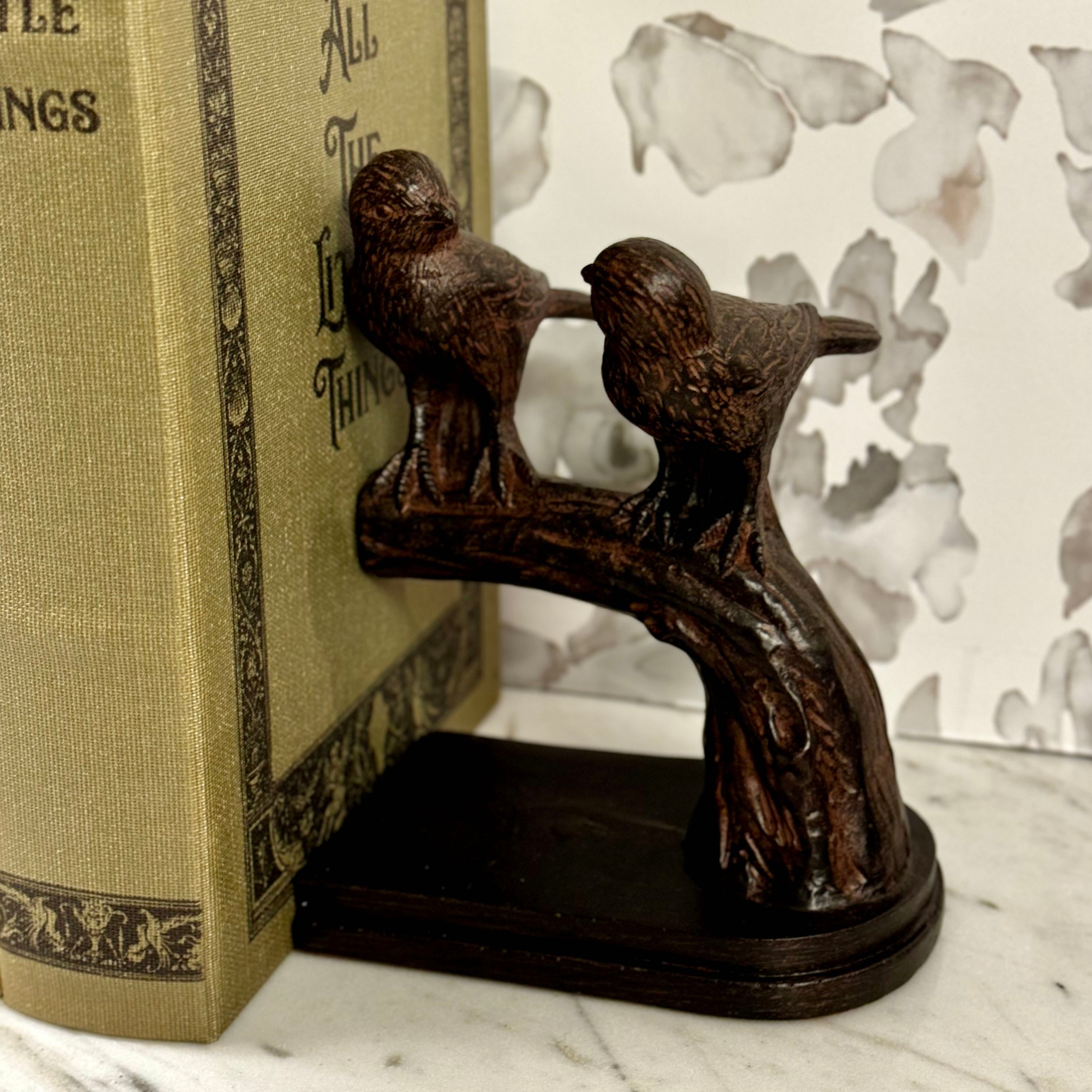 Birds on a Branch Bookends