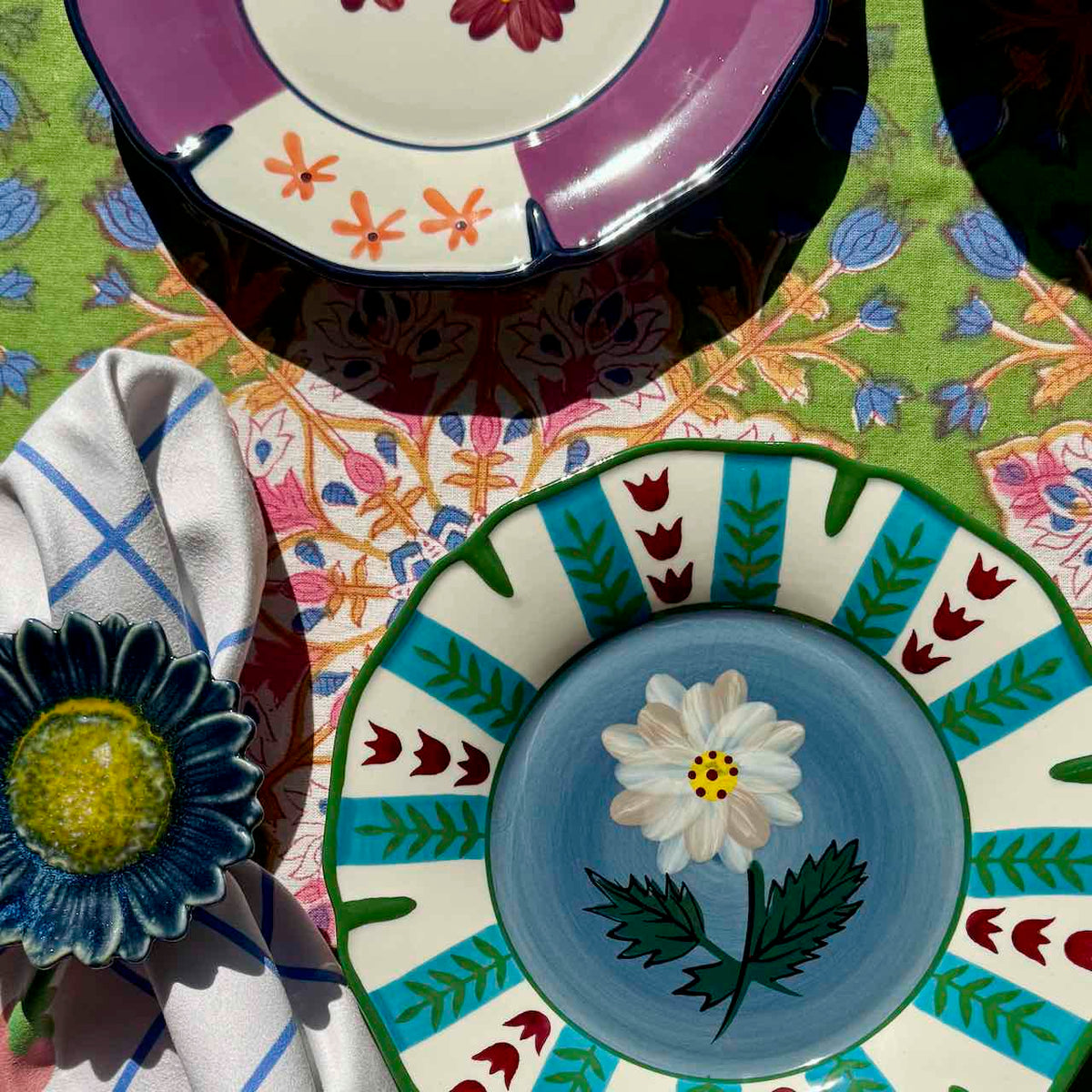 Botanical Gracie Plates - Set of 4