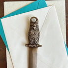 Brass Owl Letter Opener