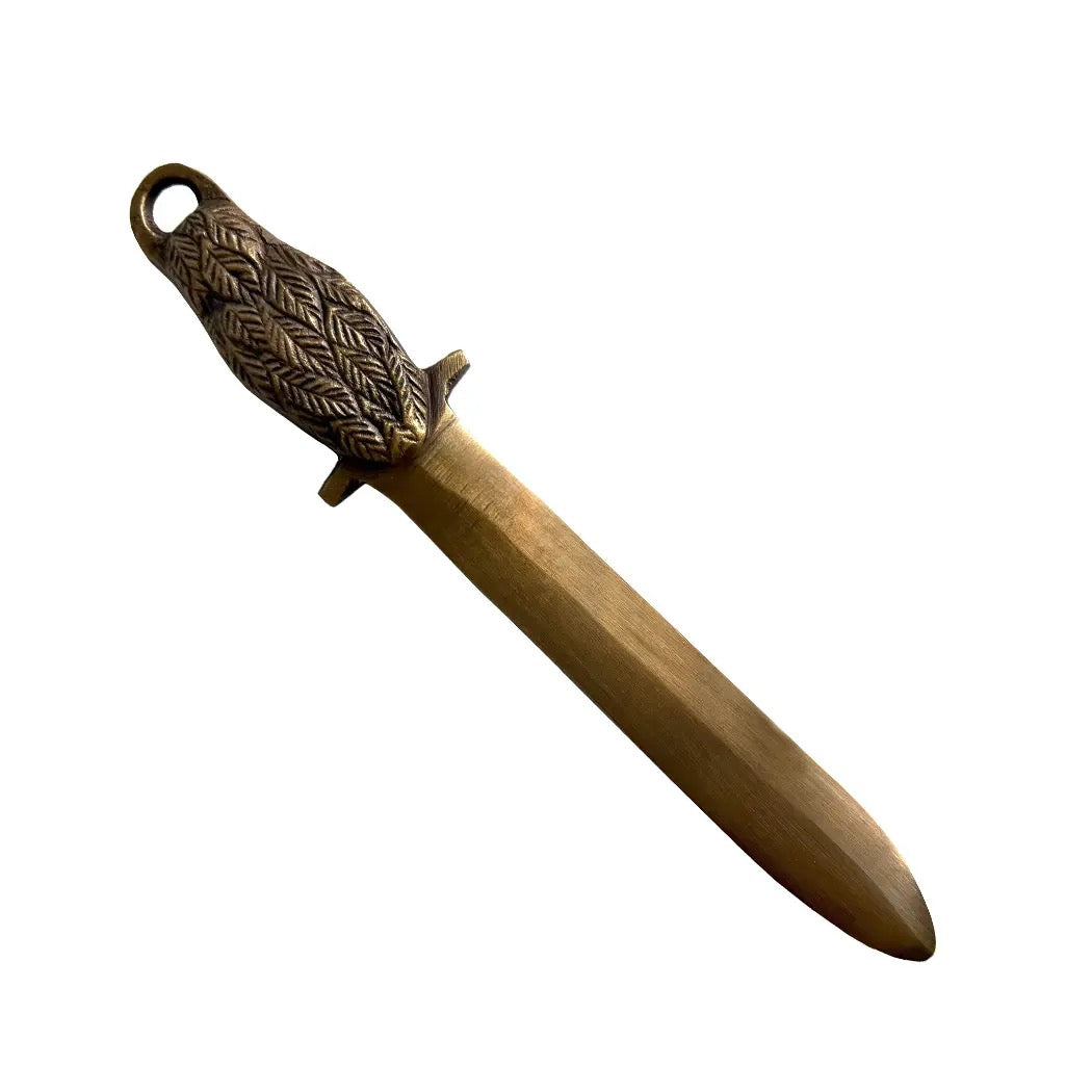 Brass Owl Letter Opener