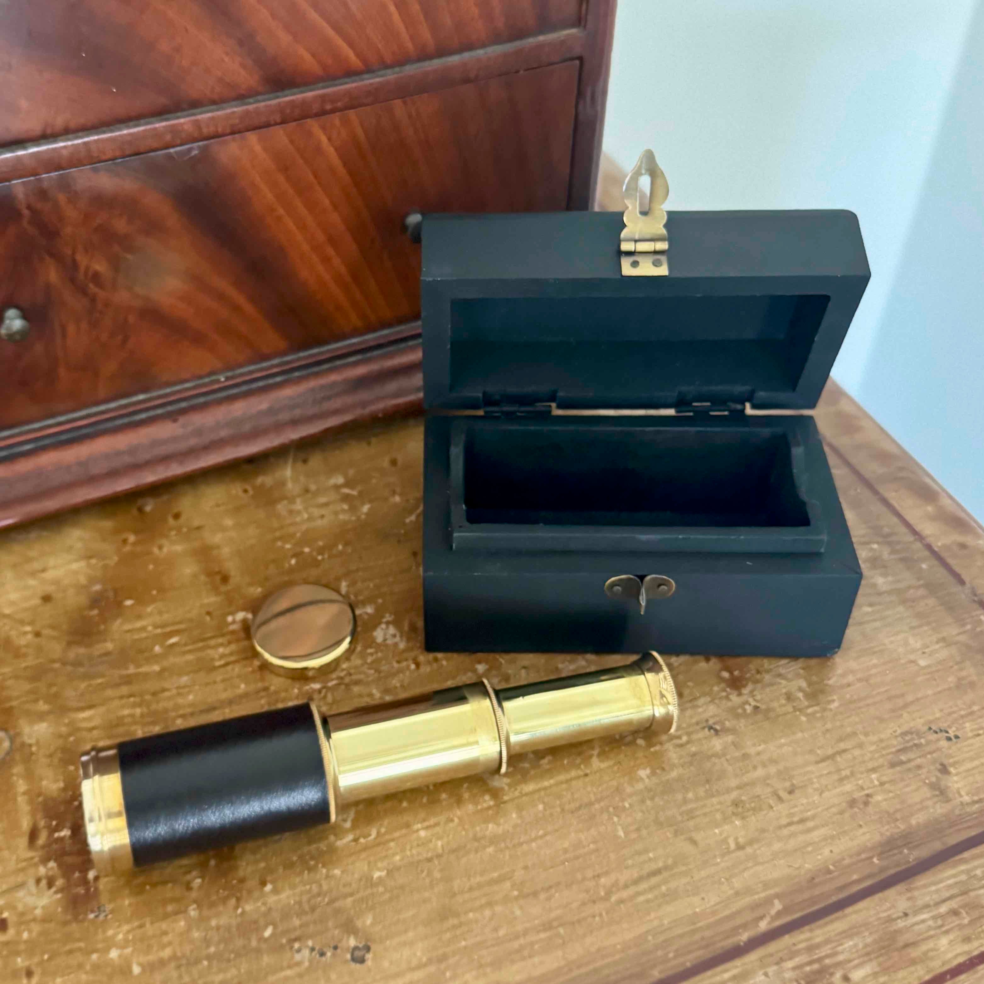 Brass Telescope in Box