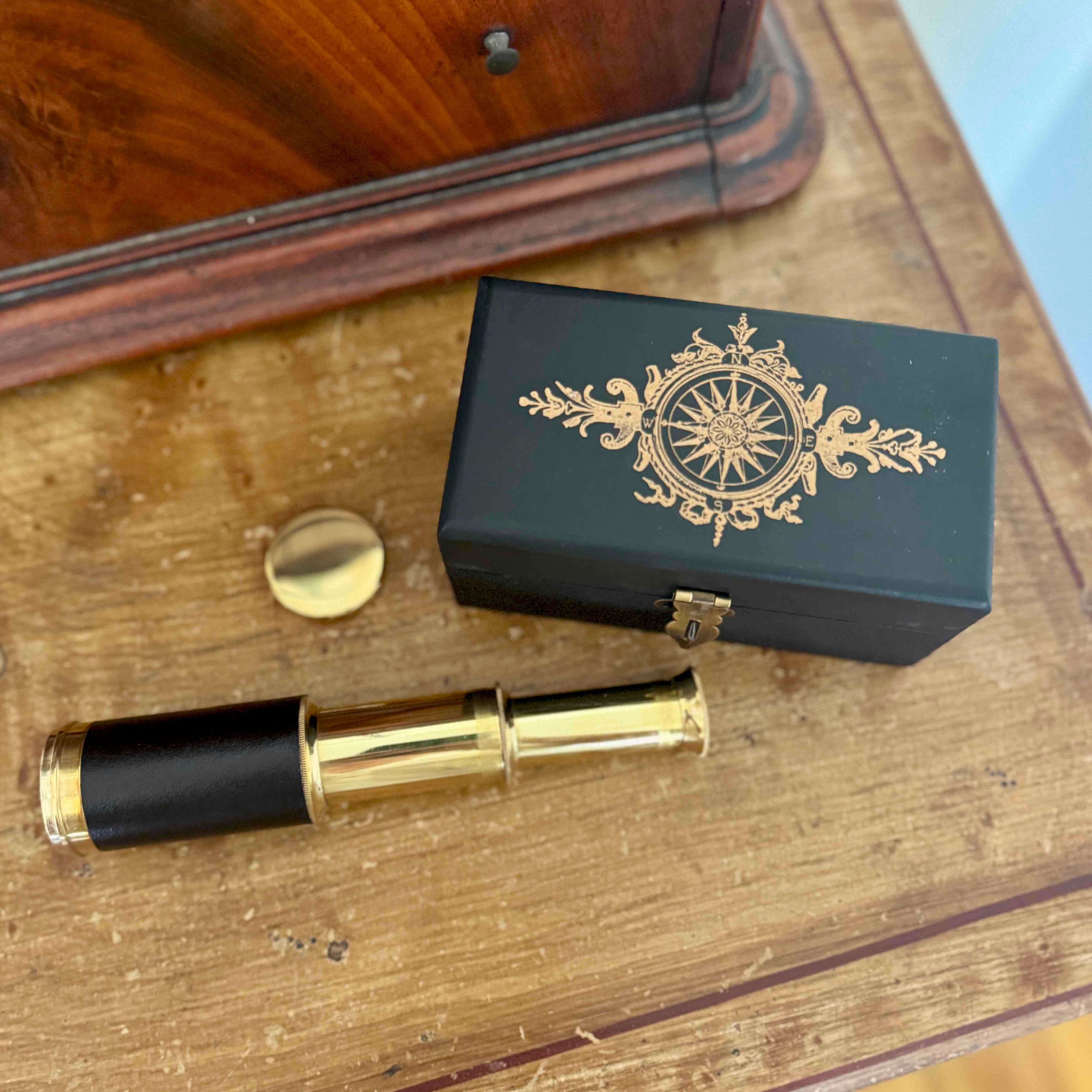 Brass Telescope in Box