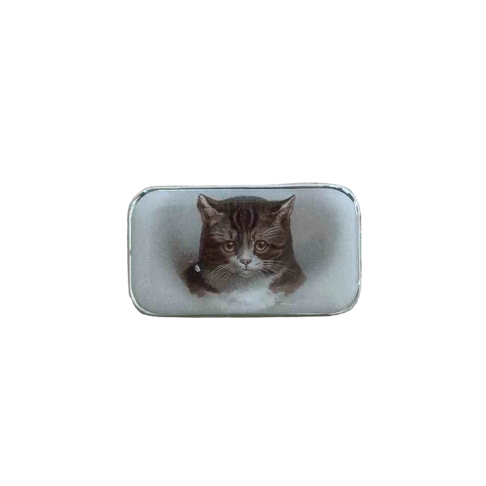 Cat Portrait Notions Tin Small