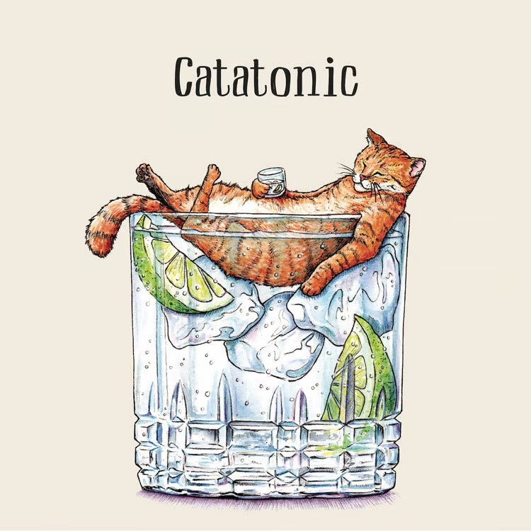 Catatonic Cocktail Napkin