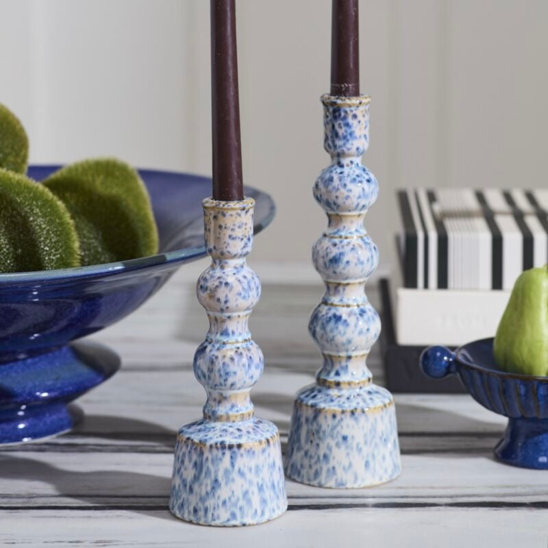 Ceramic Spindle Candleholder - Small