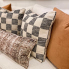 Checkered Woven Pillow