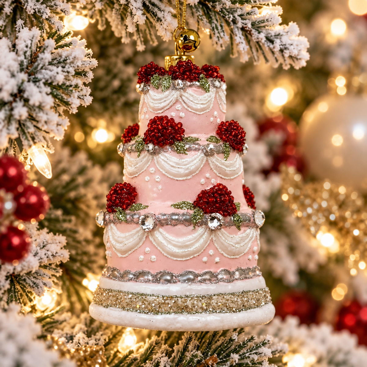 Cherry Jubilee Christmas Ornament