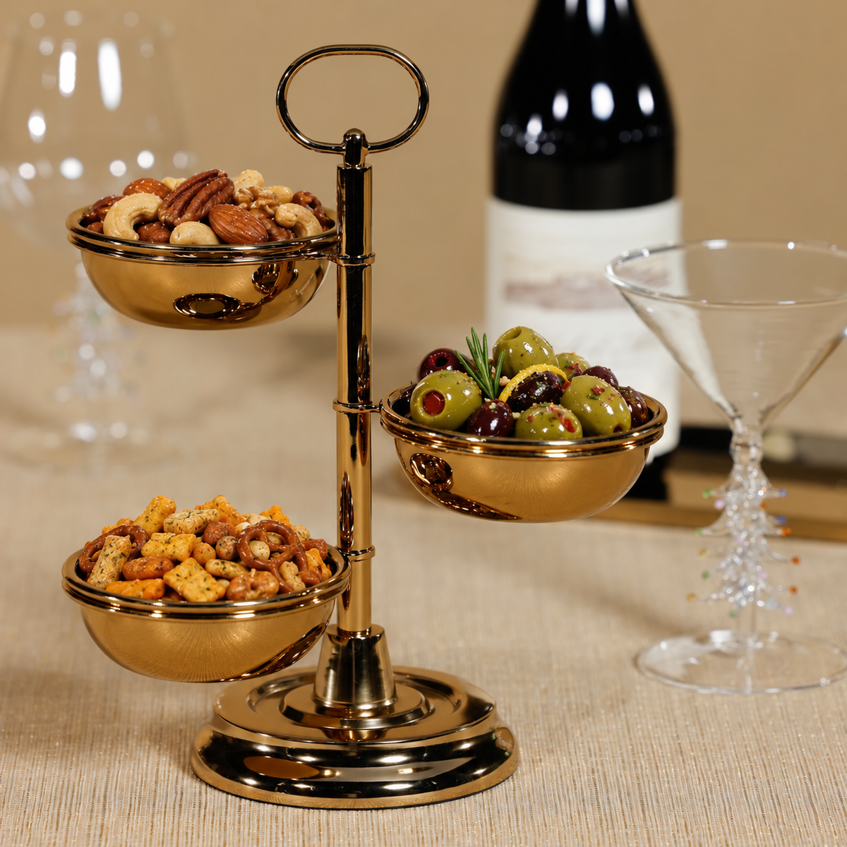 Classic Condiment Caddy - Gold