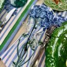 Clear Glass Flower Napkin Ring