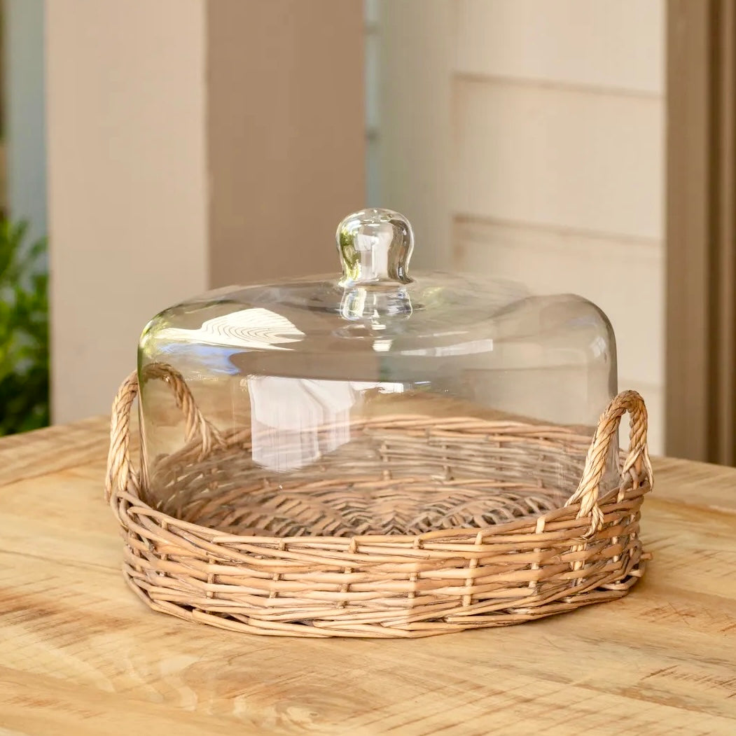 Cloche Covered Serving Basket