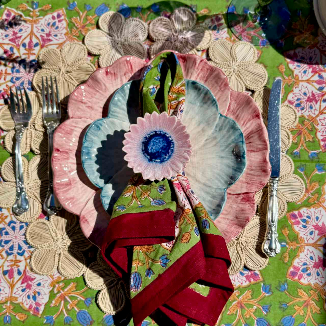 Thomas Lee Living Bloom Napkin Rings - Thumbnail 5
