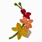 Colorful Orchid Napkin Ring
