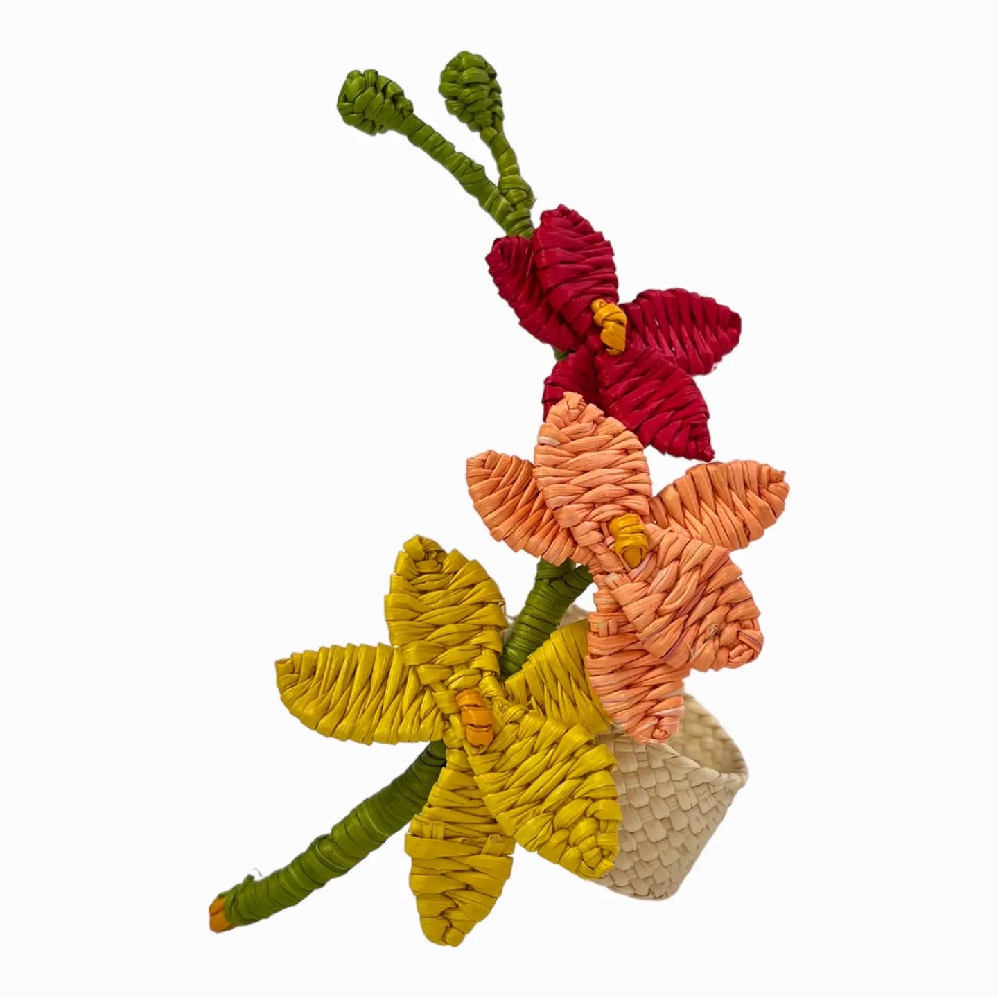 Colorful Orchid Napkin Ring