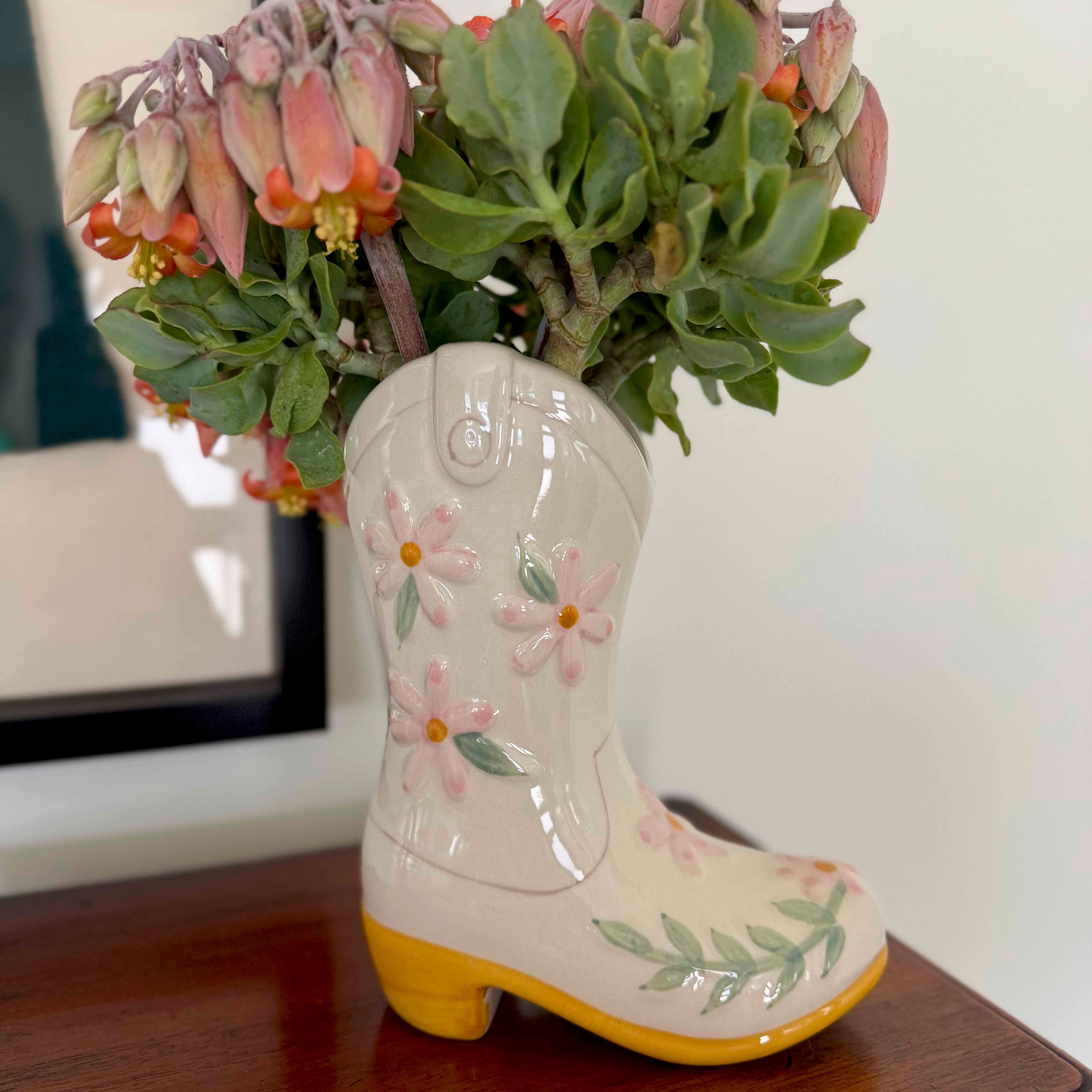 Cowgirl Vase
