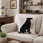 Dog Walk Hooked Pillow