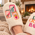 Dot Crack Bam Mahjong Slippers