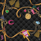 Double the Fun Year of the Horse Mahjong Mat - Brown