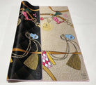 Double the Fun Year of the Horse Mahjong Mat - Brown