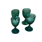 Emerald Goblets - Set of 4