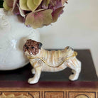 Enameled Pug Trinket Box