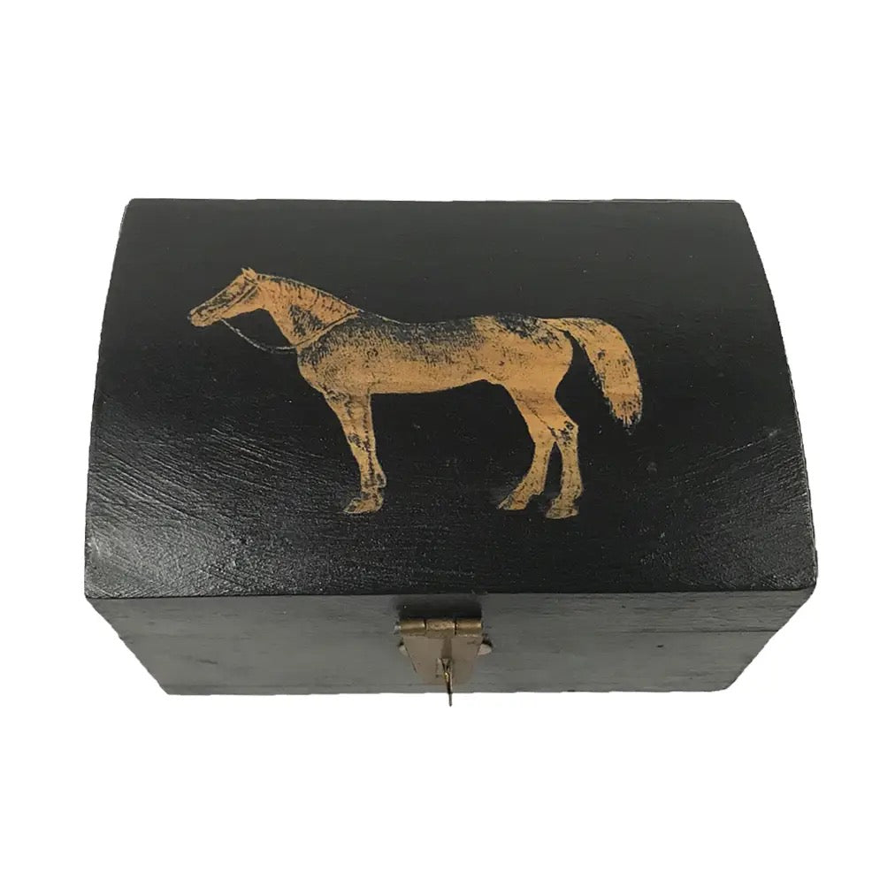 Engraved Horse Box