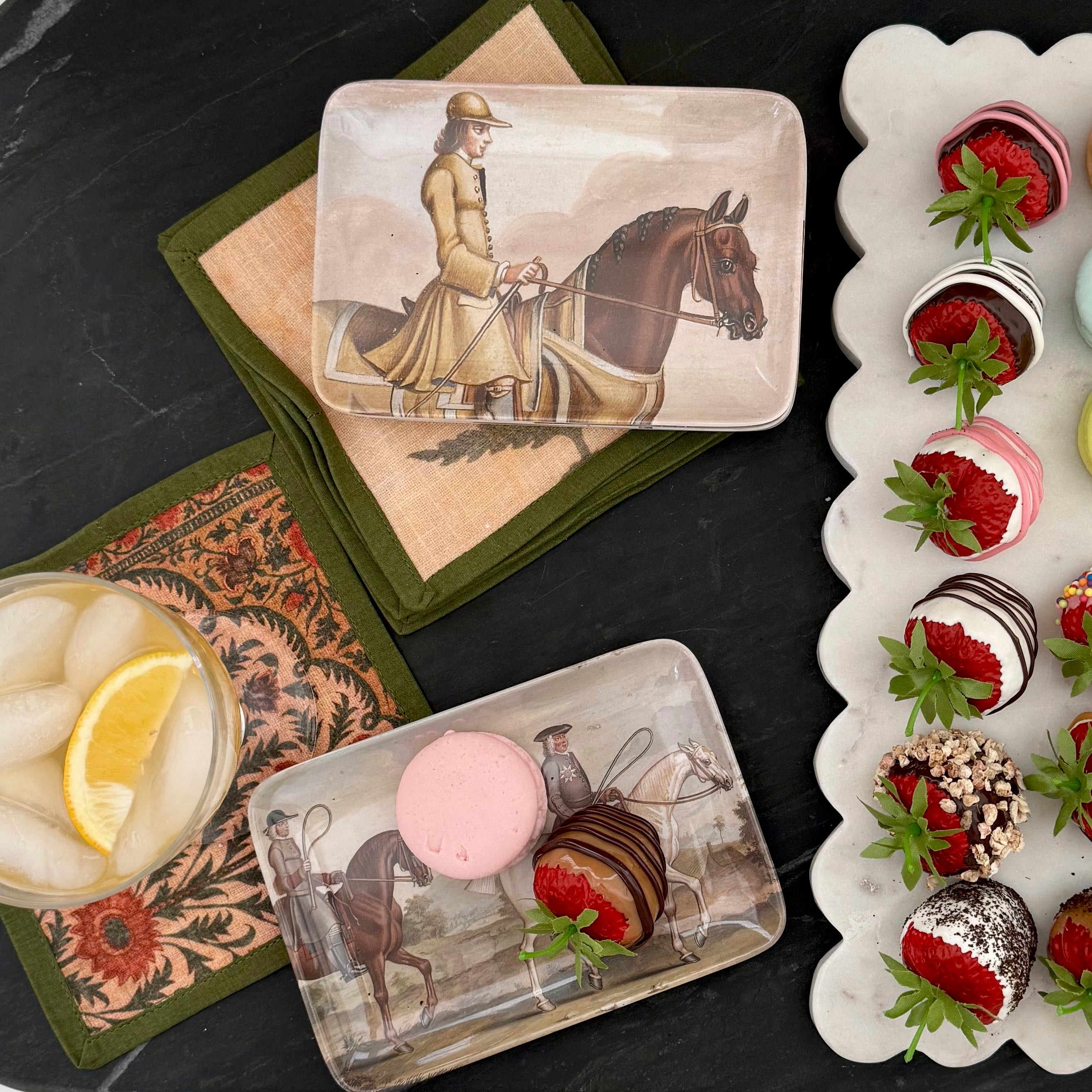 Equestrian Trays - Set of 6