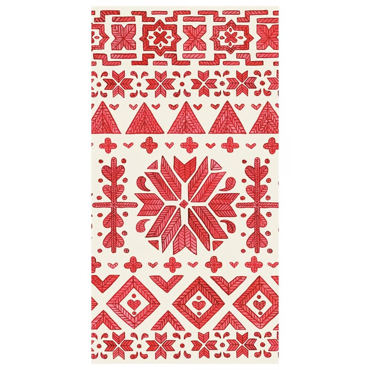 Fair Isle Guest Napkin