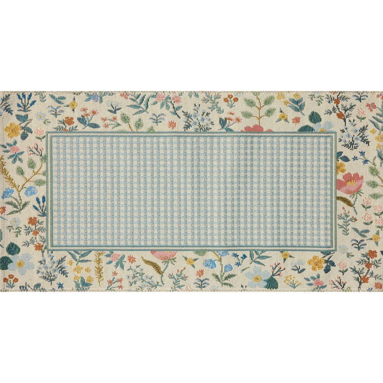Fawn Flowers Accent Rug
