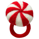 Felt Peppermint Swirl Napkin Ring