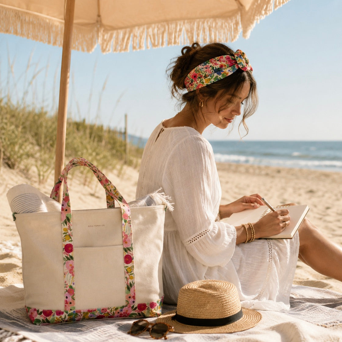 Garden Party Canvas Bag