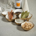 Gold Cluster Serving Dish Small