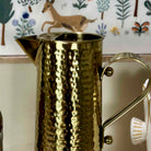 Gold Hammered Pitcher